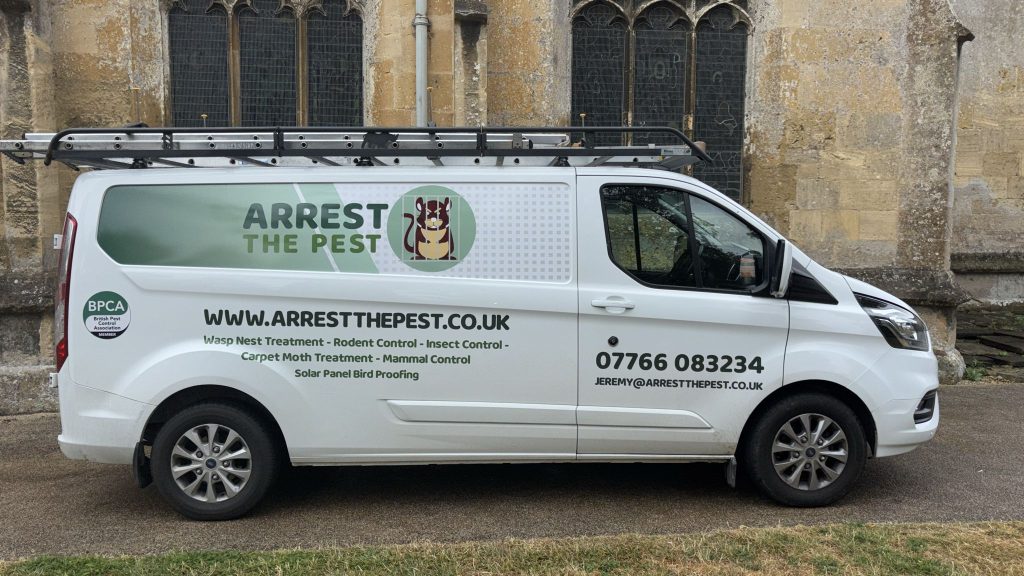 Arrest The Pest branded van